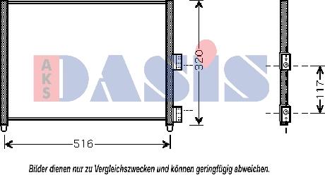 AKS Dasis 082042N - Kondenzator, klima-Uređaj www.molydon.hr