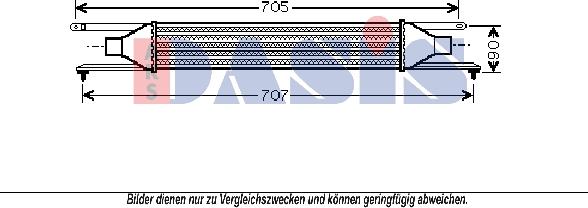 AKS Dasis 087005N - Intercooler, hladnjak www.molydon.hr