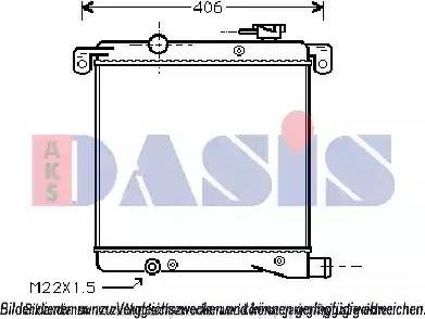 AKS Dasis 030000N - Hladnjak, hladjenje motora www.molydon.hr