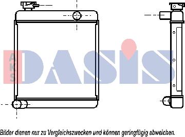 AKS Dasis 020018N - Hladnjak, hladjenje motora www.molydon.hr