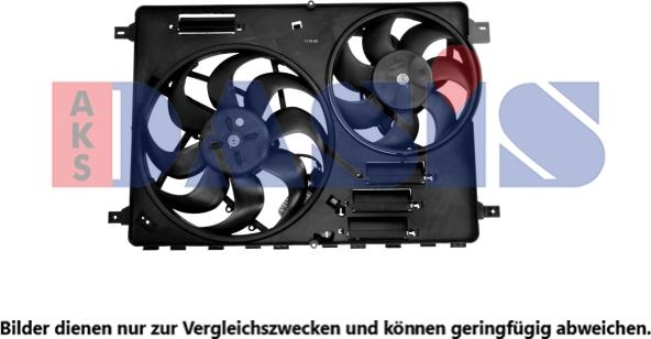 AKS Dasis 028013N - Ventilator, hladjenje motora www.molydon.hr