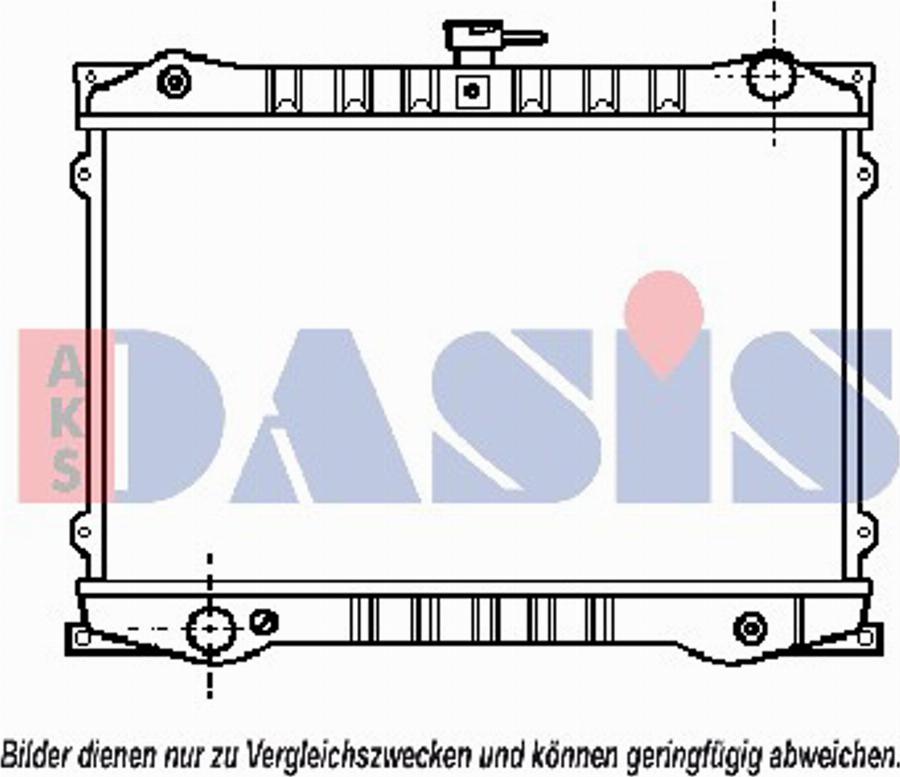 AKS Dasis 070990N - Hladnjak, hladjenje motora www.molydon.hr