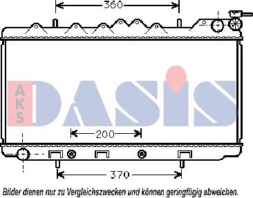 AKS Dasis 070520N - Hladnjak, hladjenje motora www.molydon.hr