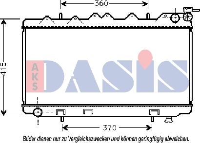 AKS Dasis 070690N - Hladnjak, hladjenje motora www.molydon.hr