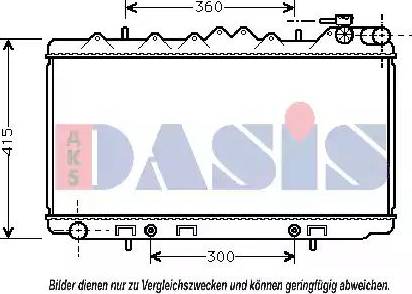 AKS Dasis 070670N - Hladnjak, hladjenje motora www.molydon.hr