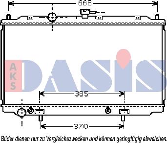 AKS Dasis 070087N - Hladnjak, hladjenje motora www.molydon.hr