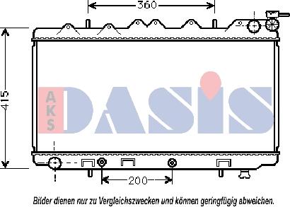 AKS Dasis 070640N - Hladnjak, hladjenje motora www.molydon.hr