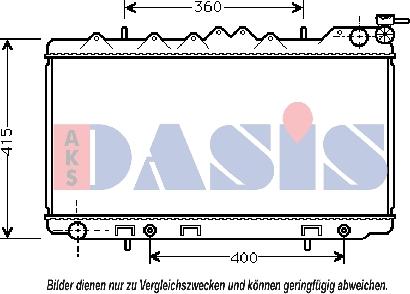 AKS Dasis 070033N - Hladnjak, hladjenje motora www.molydon.hr