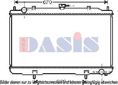 AKS Dasis 070154N - Hladnjak, hladjenje motora www.molydon.hr