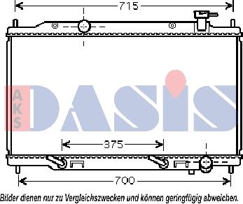 AKS Dasis 070153N - Hladnjak, hladjenje motora www.molydon.hr