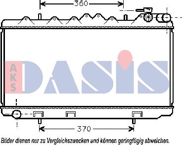 AKS Dasis 070160N - Hladnjak, hladjenje motora www.molydon.hr