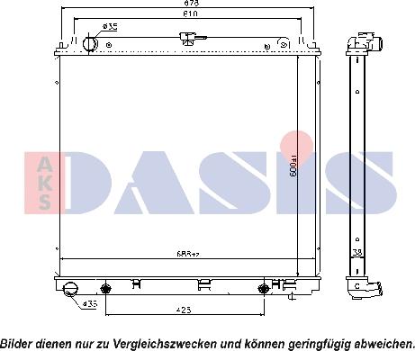 AKS Dasis 070139N - Hladnjak, hladjenje motora www.molydon.hr