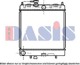 AKS Dasis 071440N - Hladnjak, hladjenje motora www.molydon.hr