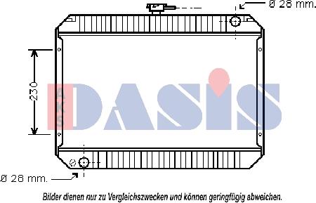 AKS Dasis 071030N - Hladnjak, hladjenje motora www.molydon.hr