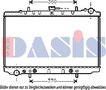 AKS Dasis 071790N - Hladnjak, hladjenje motora www.molydon.hr