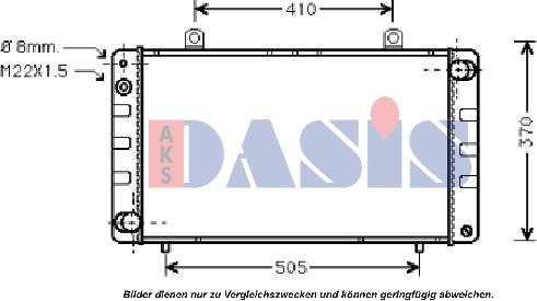 AKS Dasis 190040N - Hladnjak, hladjenje motora www.molydon.hr