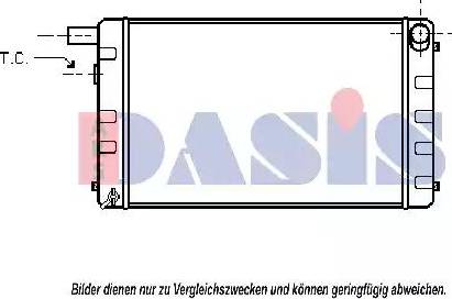 AKS Dasis 190090N - Hladnjak, hladjenje motora www.molydon.hr