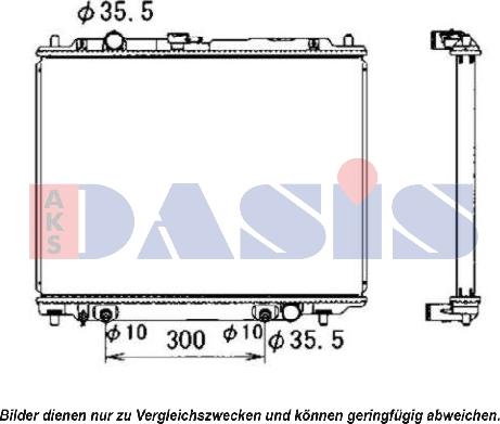 AKS Dasis 140675N - Hladnjak, hladjenje motora www.molydon.hr