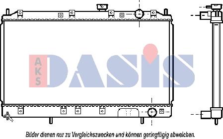 AKS Dasis 140051N - Hladnjak, hladjenje motora www.molydon.hr