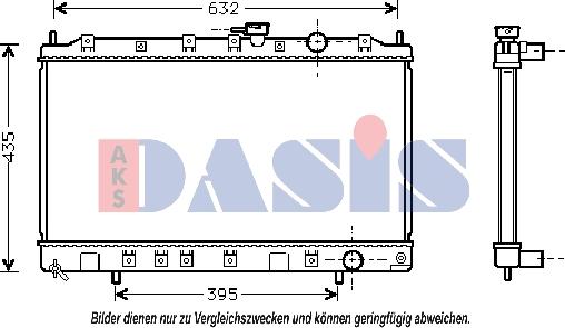 AKS Dasis 140039N - Hladnjak, hladjenje motora www.molydon.hr