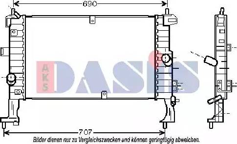 AKS Dasis 150062N - Hladnjak, hladjenje motora www.molydon.hr