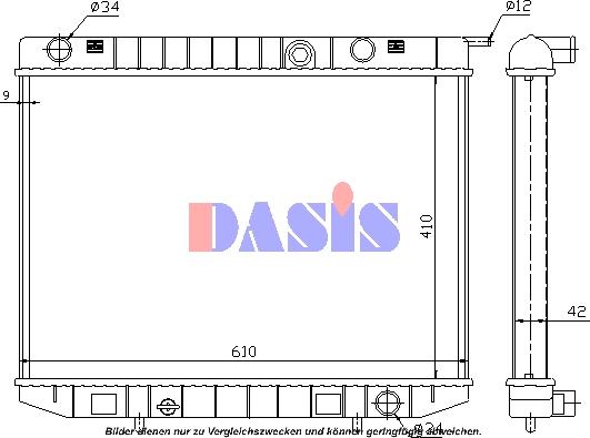 AKS Dasis 150006N - Hladnjak, hladjenje motora www.molydon.hr