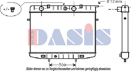 AKS Dasis 150700N - Hladnjak, hladjenje motora www.molydon.hr