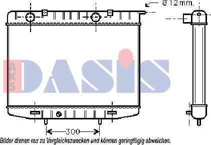 AKS Dasis 151800N - Hladnjak, hladjenje motora www.molydon.hr