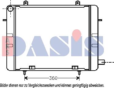 AKS Dasis 151710N - Hladnjak, hladjenje motora www.molydon.hr