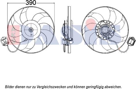 AKS Dasis 158099N - Ventilator, hladjenje motora www.molydon.hr
