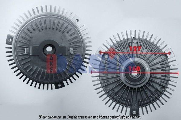 AKS Dasis 158040N - kvačilo, ventilator hladnjaka www.molydon.hr