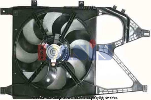 AKS Dasis 158051N - Ventilator, hladjenje motora www.molydon.hr