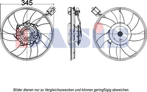 AKS Dasis 158104N - Ventilator, hladjenje motora www.molydon.hr