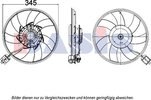 AKS Dasis 158106N - Ventilator, hladjenje motora www.molydon.hr