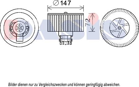 AKS Dasis 158114N - Ventilator kabine/unutrasnjeg prostora www.molydon.hr