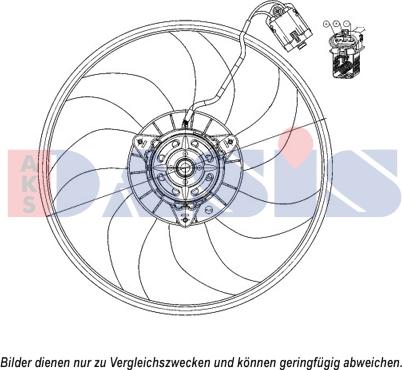 AKS Dasis 158111N - Ventilator, hladjenje motora www.molydon.hr