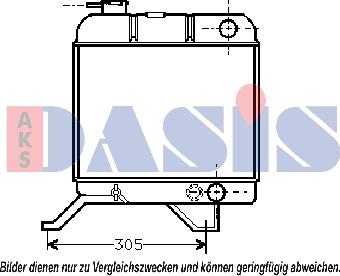 AKS Dasis 160470N - Hladnjak, hladjenje motora www.molydon.hr