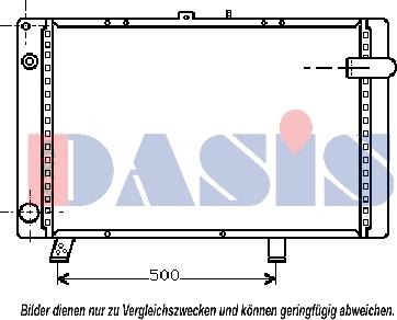 AKS Dasis 160680N - Hladnjak, hladjenje motora www.molydon.hr