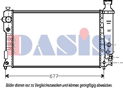 AKS Dasis 160044N - Hladnjak, hladjenje motora www.molydon.hr