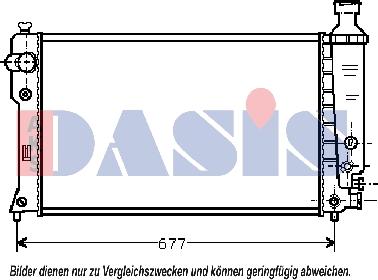 AKS Dasis 160068N - Hladnjak, hladjenje motora www.molydon.hr