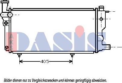 AKS Dasis 160071N - Hladnjak, hladjenje motora www.molydon.hr