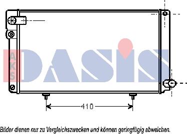 AKS Dasis 161070N - Hladnjak, hladjenje motora www.molydon.hr