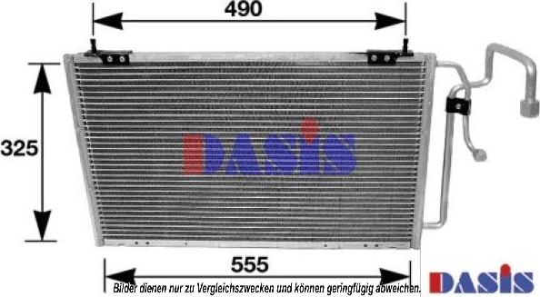 AKS Dasis 162210N - Kondenzator, klima-Uređaj www.molydon.hr