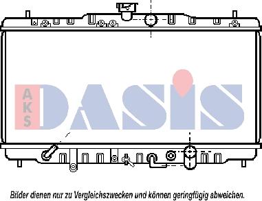 AKS Dasis 100450N - Hladnjak, hladjenje motora www.molydon.hr