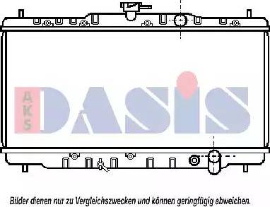 AKS Dasis 100090N - Hladnjak, hladjenje motora www.molydon.hr