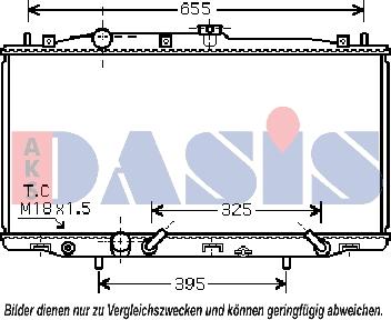 AKS Dasis 100042N - Hladnjak, hladjenje motora www.molydon.hr