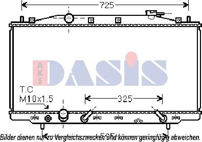 AKS Dasis 100066N - Hladnjak, hladjenje motora www.molydon.hr