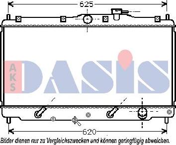 AKS Dasis 100013N - Hladnjak, hladjenje motora www.molydon.hr