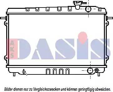 AKS Dasis 100150N - Hladnjak, hladjenje motora www.molydon.hr