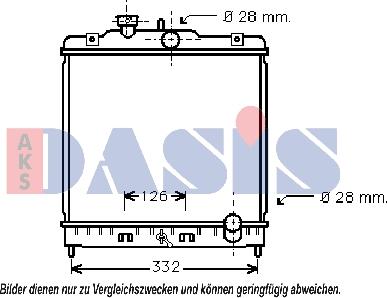 AKS Dasis 100890N - Hladnjak, hladjenje motora www.molydon.hr